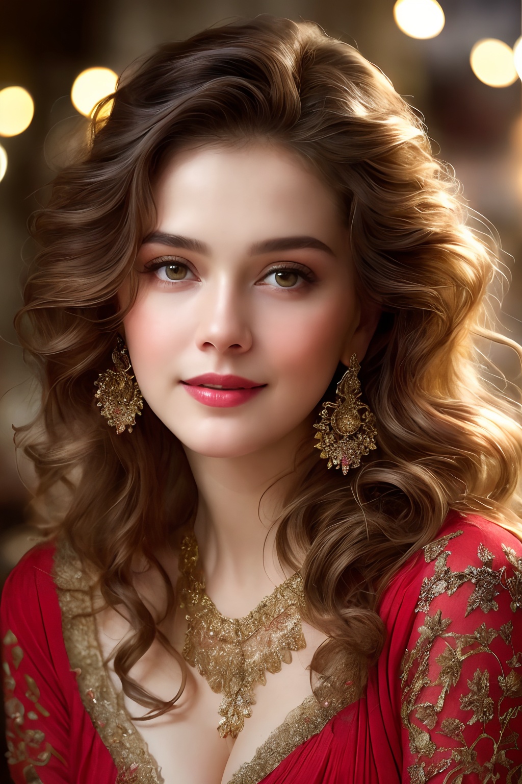 closeup face,  stunningly beautiful (((extremely innocent face ))),  wild hair on Tensor.Art