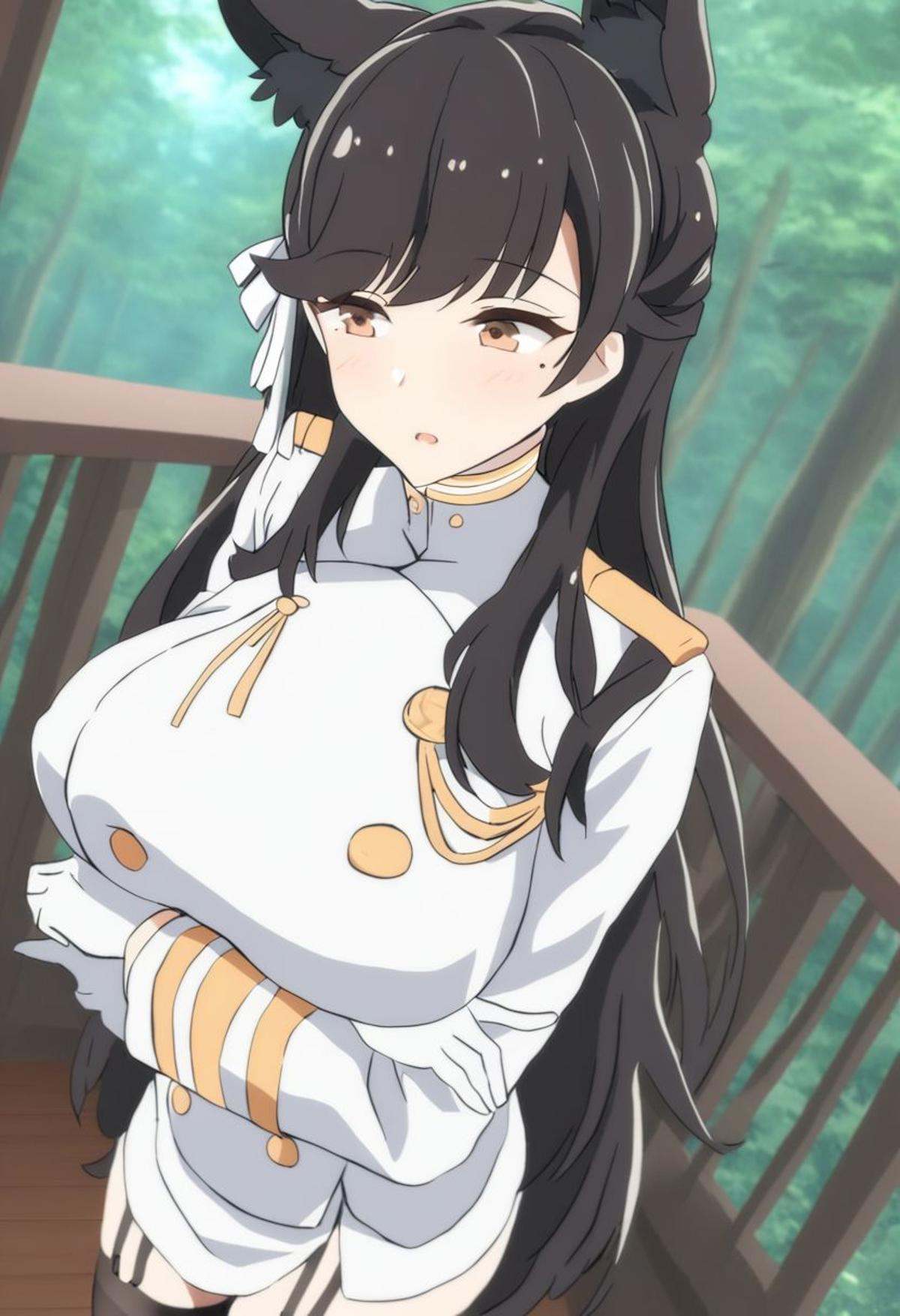 Azur Lane Slow Ahead Style,  atago_\(azur_lane\),  brown eyes on Tensor.Art