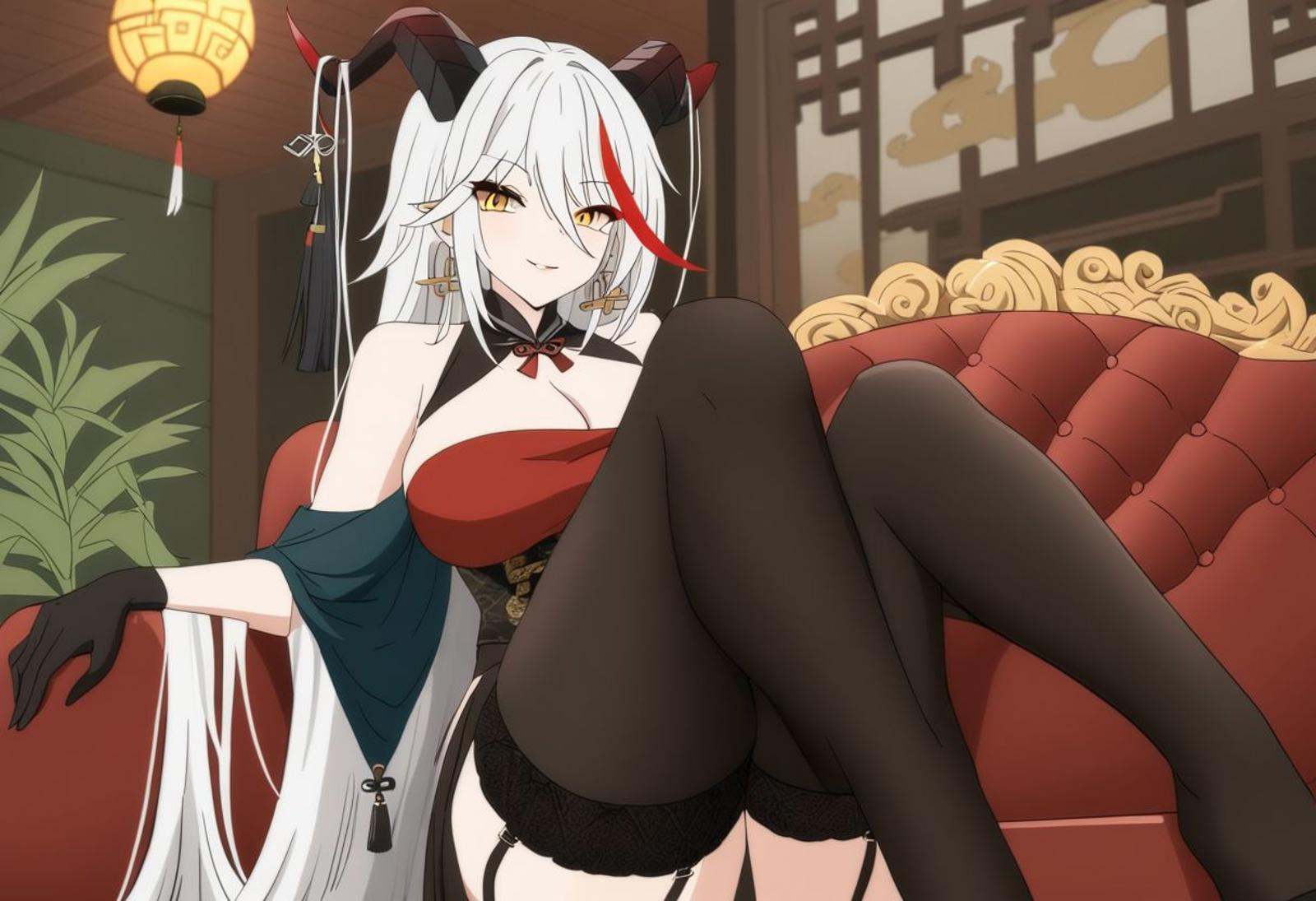 Azur Lane Slow Ahead Style,  1girl,  aegir \(azur lane\) on Tensor.Art