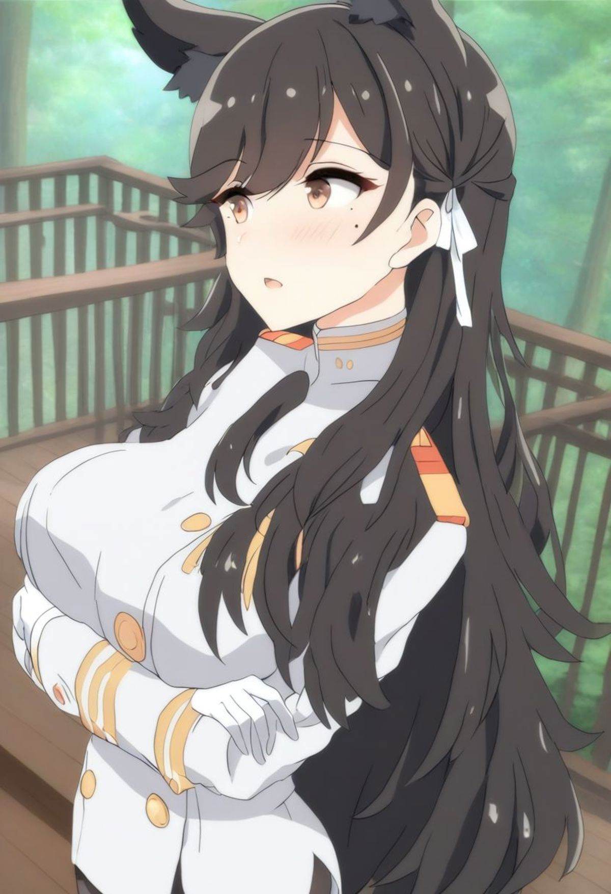 Azur Lane Slow Ahead Style,  atago_\(azur_lane\),  brown eyes on Tensor.Art