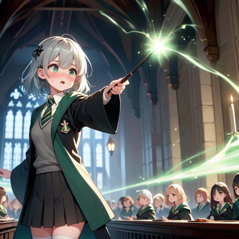 (((masterpiece))),  (((best quality))),  ((slytherin)) on Tensor.Art