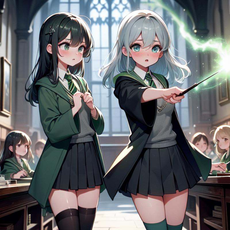 (((masterpiece))),  (((best quality))),  ((slytherin)) on Tensor.Art
