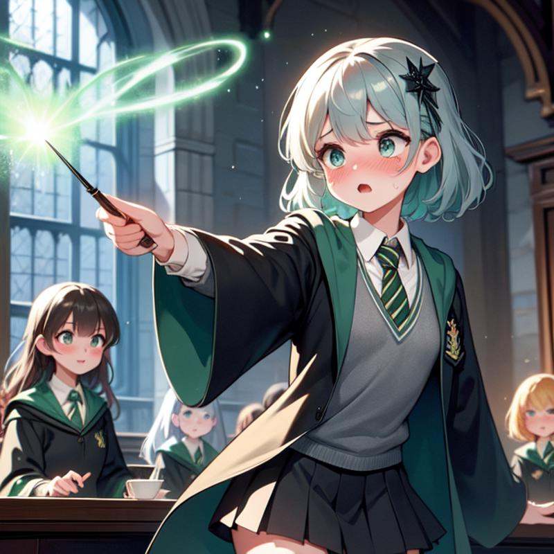 (((masterpiece))),  (((best quality))),  ((slytherin)) on Tensor.Art
