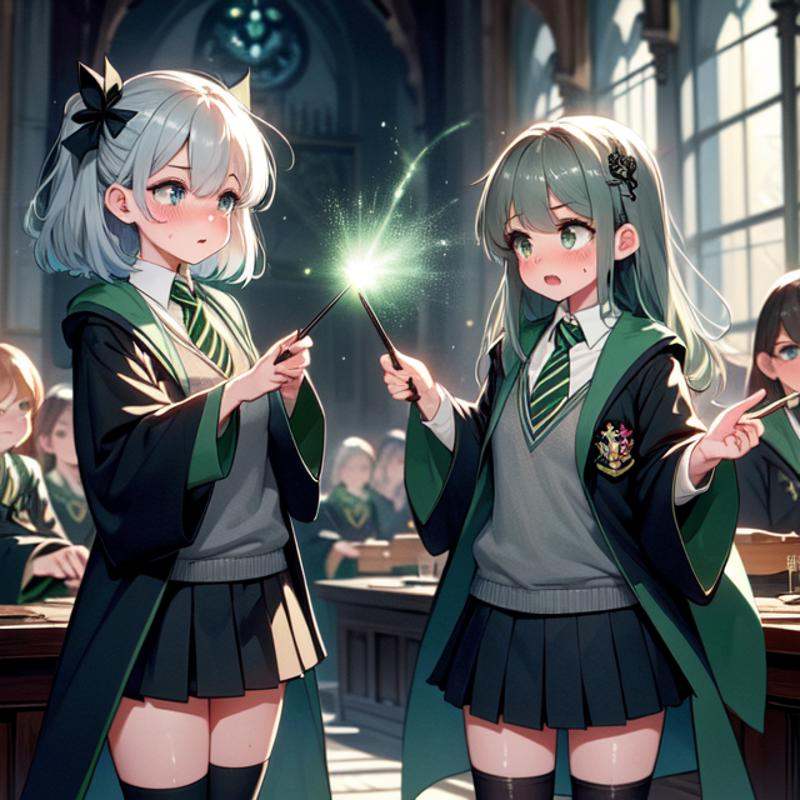 (((masterpiece))),  (((best quality))),  ((slytherin)) on Tensor.Art