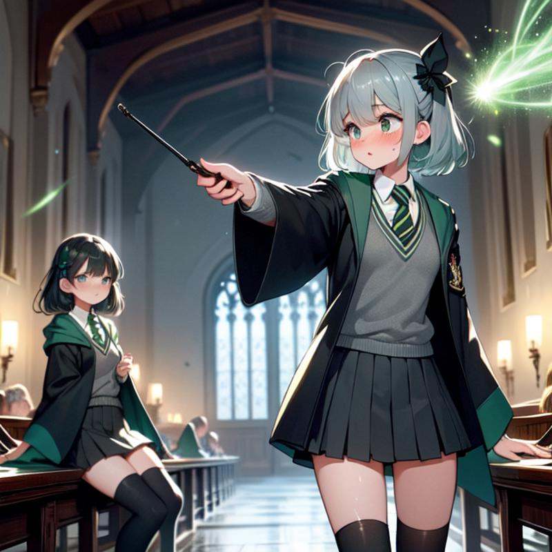 (((masterpiece))),  (((best quality))),  ((slytherin)) on Tensor.Art