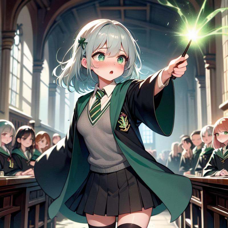 (((masterpiece))),  (((best quality))),  ((slytherin)) on Tensor.Art