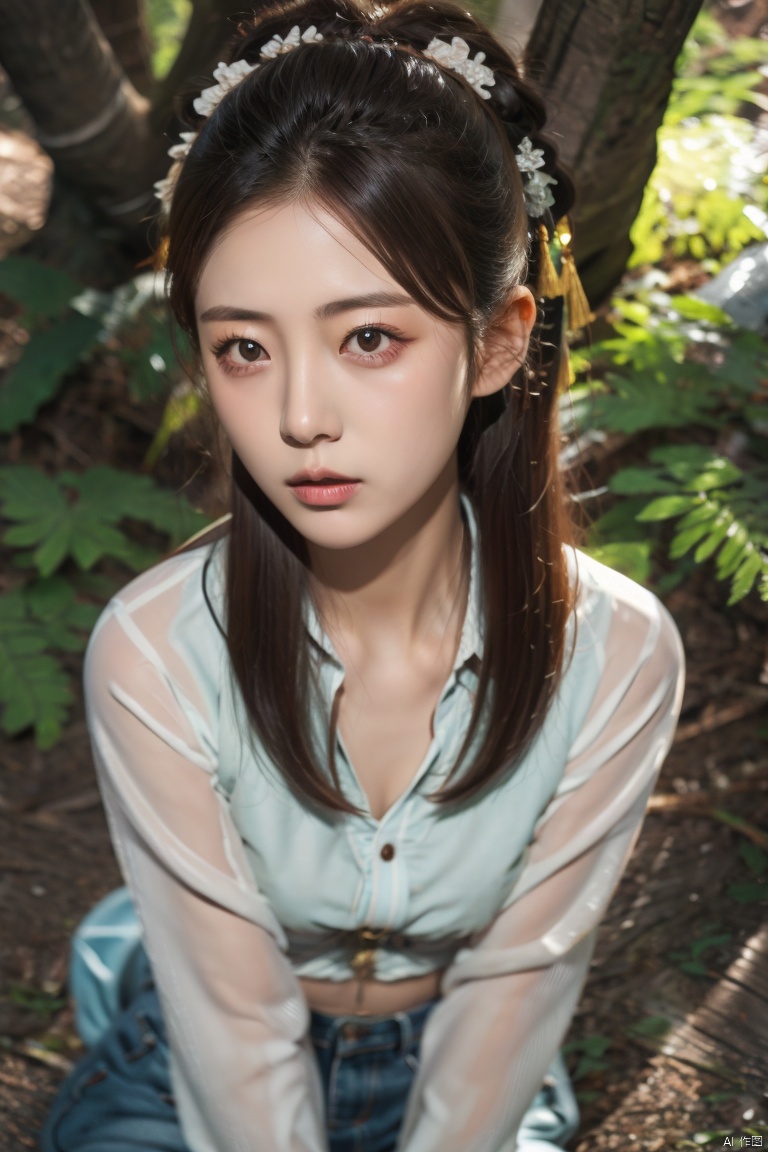 1girl,  山脉 on Tensor.Art