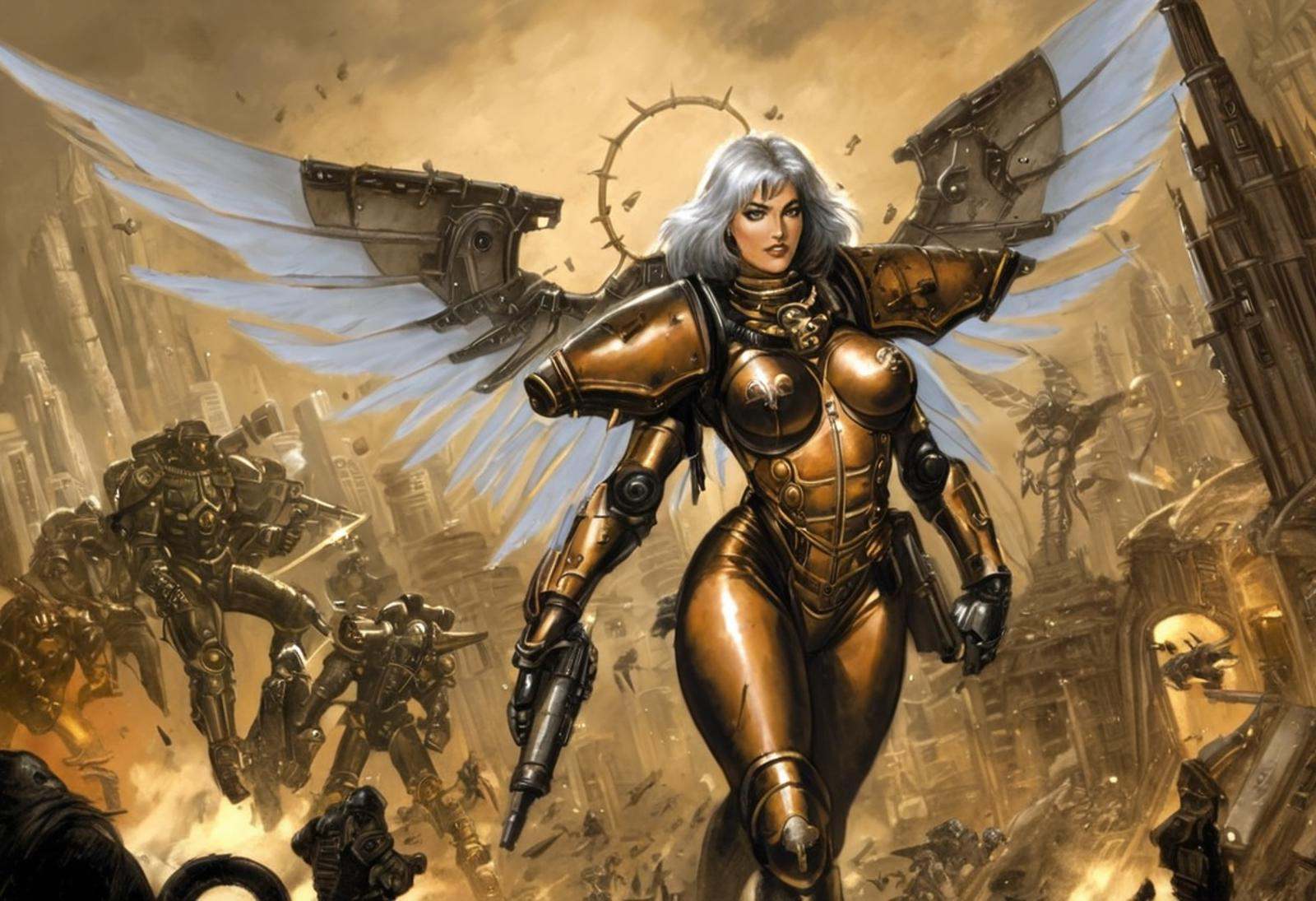 BAStyle,  Sister of Battle,  (Seraphim) on Tensor.Art