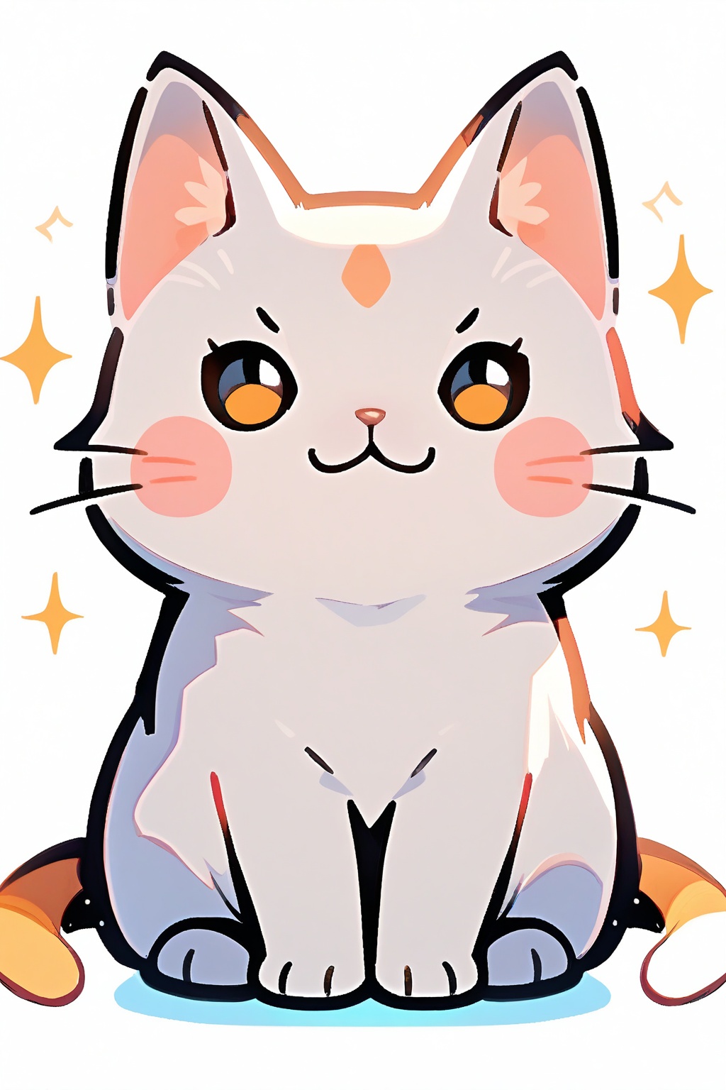 cat,  solo,  looking at viewer on Tensor.Art