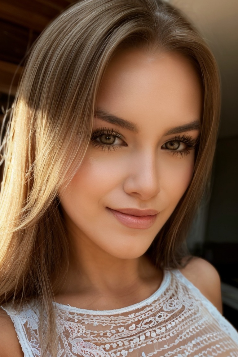 generate an image of a beautiful Latina woman,  19 years old,  close up cowboy shot on Tensor.Art