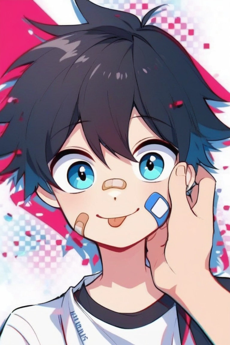 Digit4l,  Boy,  black hair on Tensor.Art