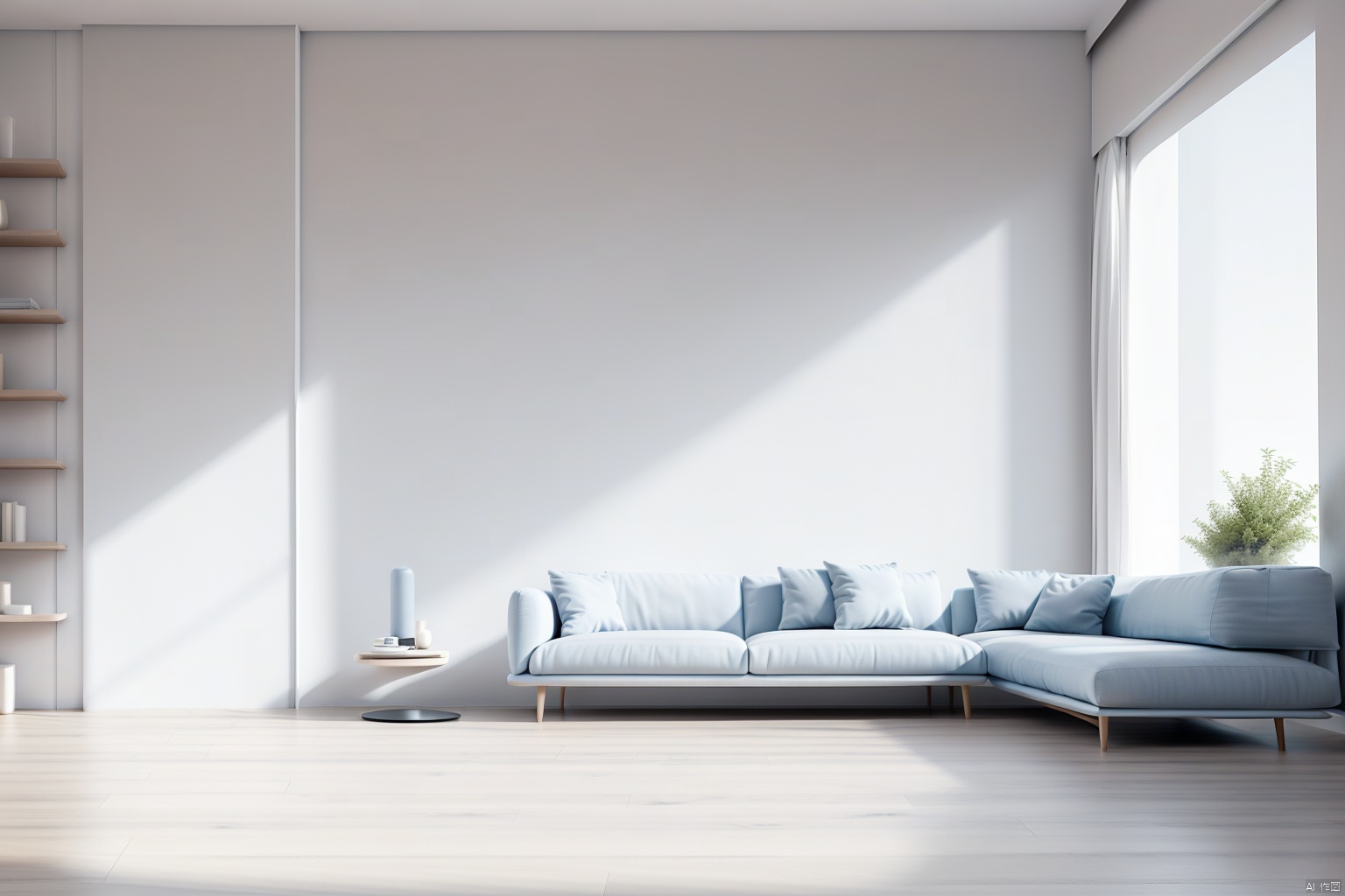 simple background, window, sofa, corner