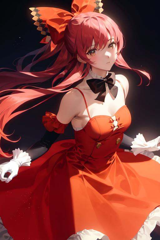 1girl,  bow,  gloves on Tensor.Art