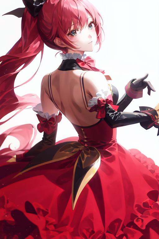 1girl,  bow,  gloves on Tensor.Art