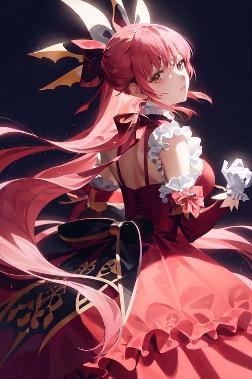 1girl,  bow,  gloves on Tensor.Art
