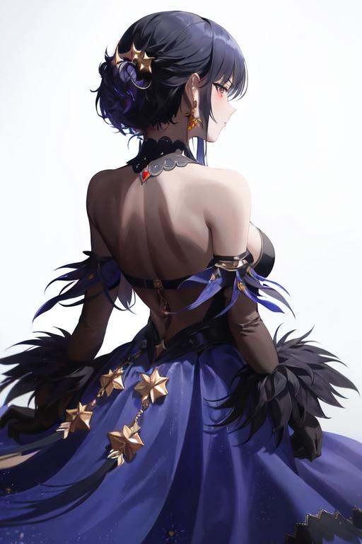 1girl,  aurora,  back on Tensor.Art