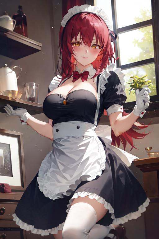 1girl,  alternate_costume,  apron on Tensor.Art