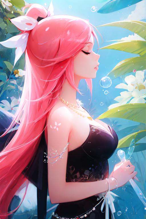 1girl,  air_bubble,  artist_name on Tensor.Art