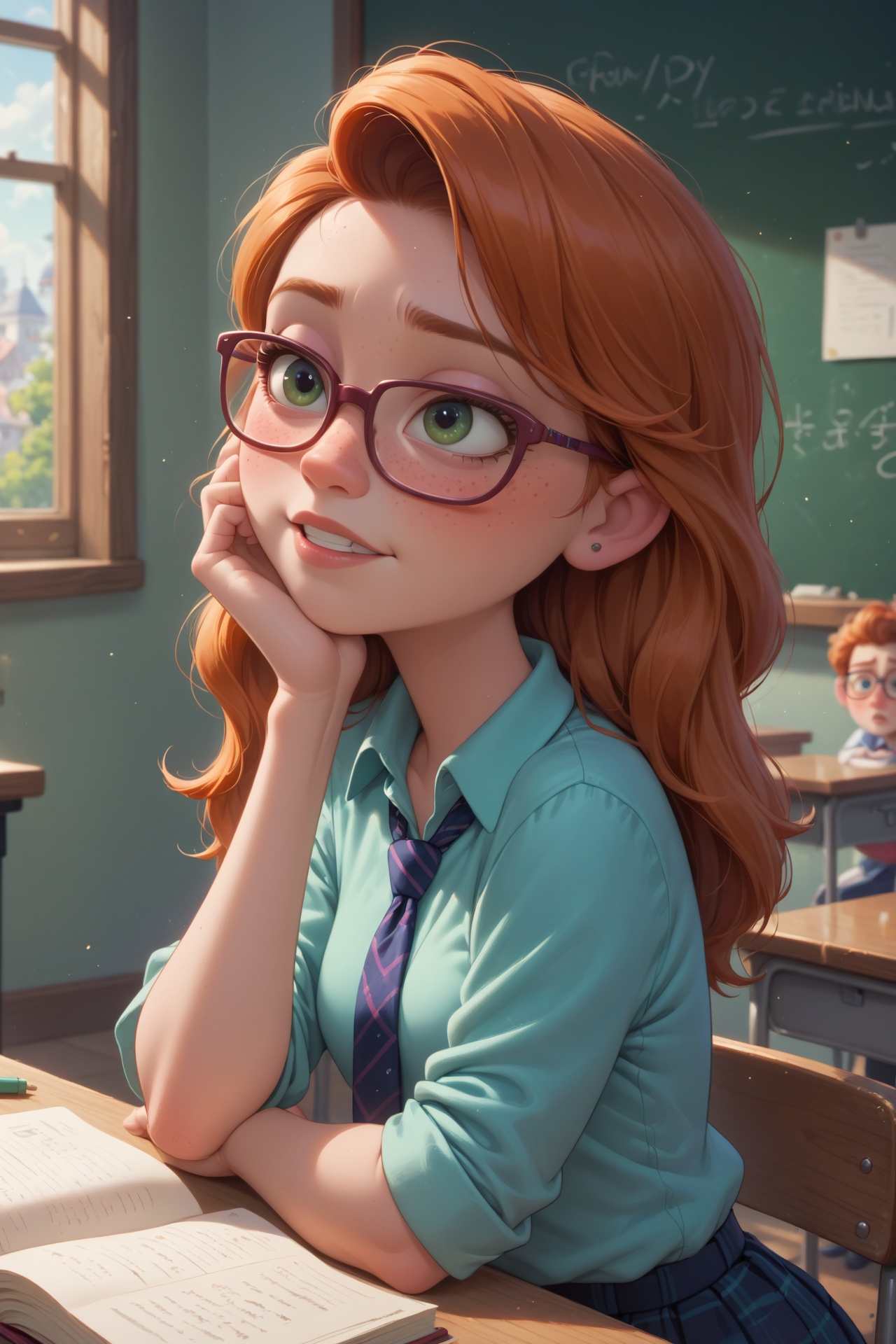 disney_pixar,  ginger,  female on Tensor.Art
