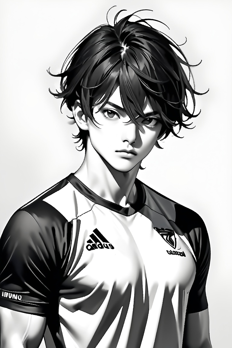 solo,  looking at viewer,  short hair on Tensor.Art