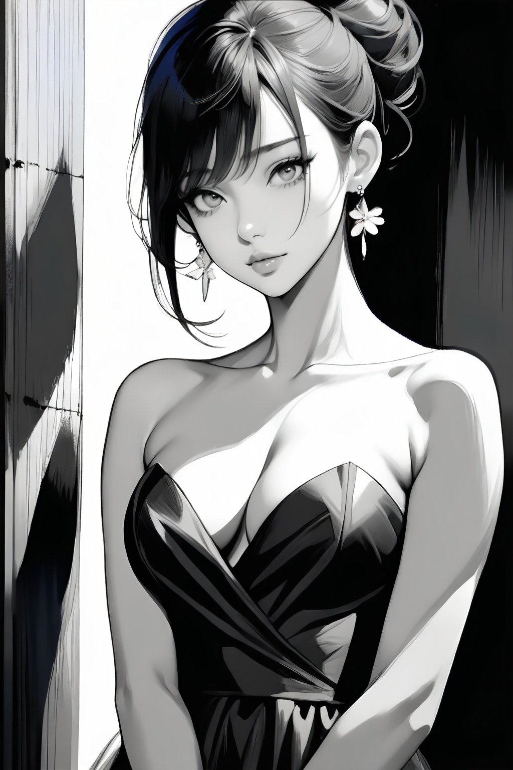 1girl,  solo,  breasts on Tensor.Art