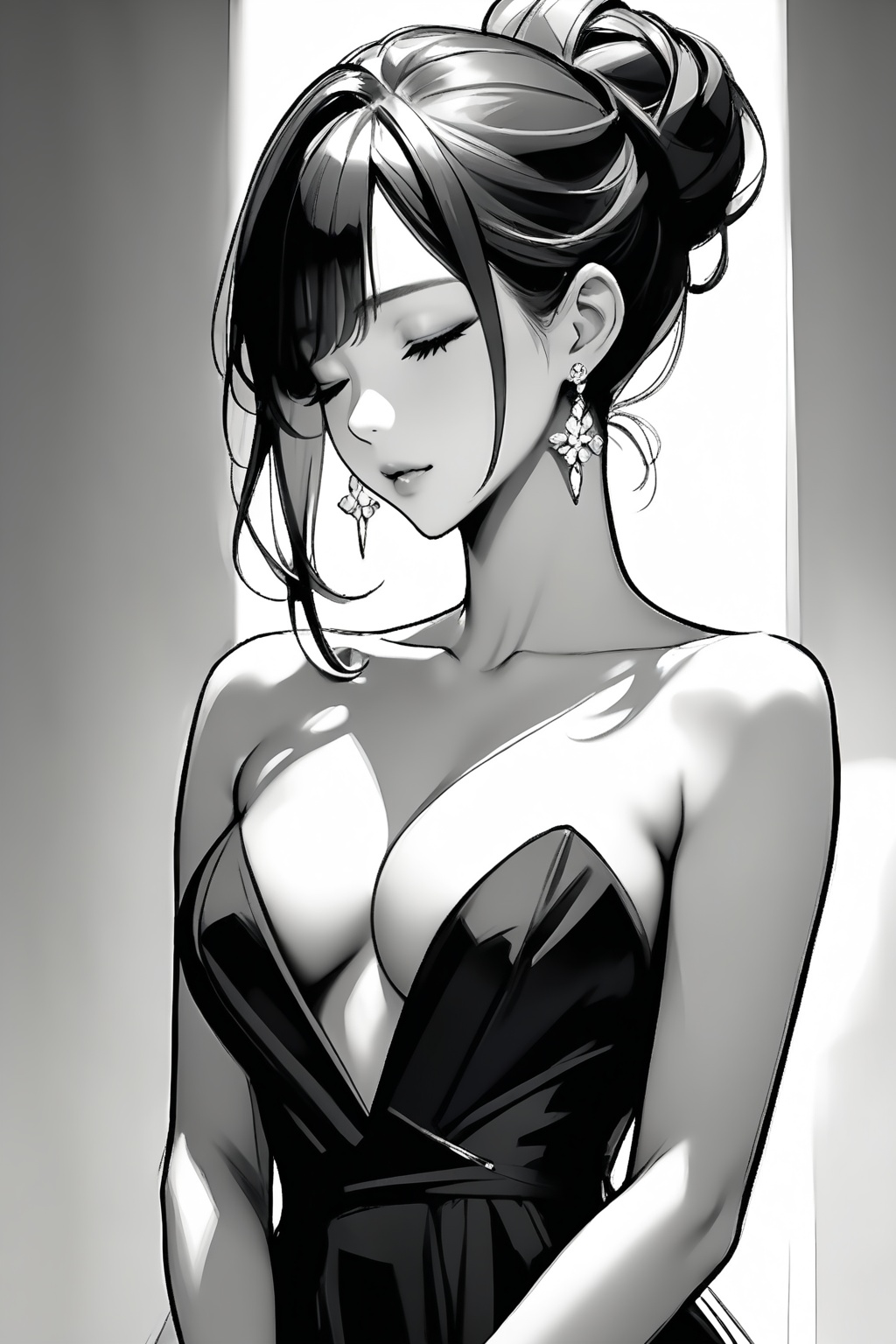 1girl,  solo,  breasts on Tensor.Art