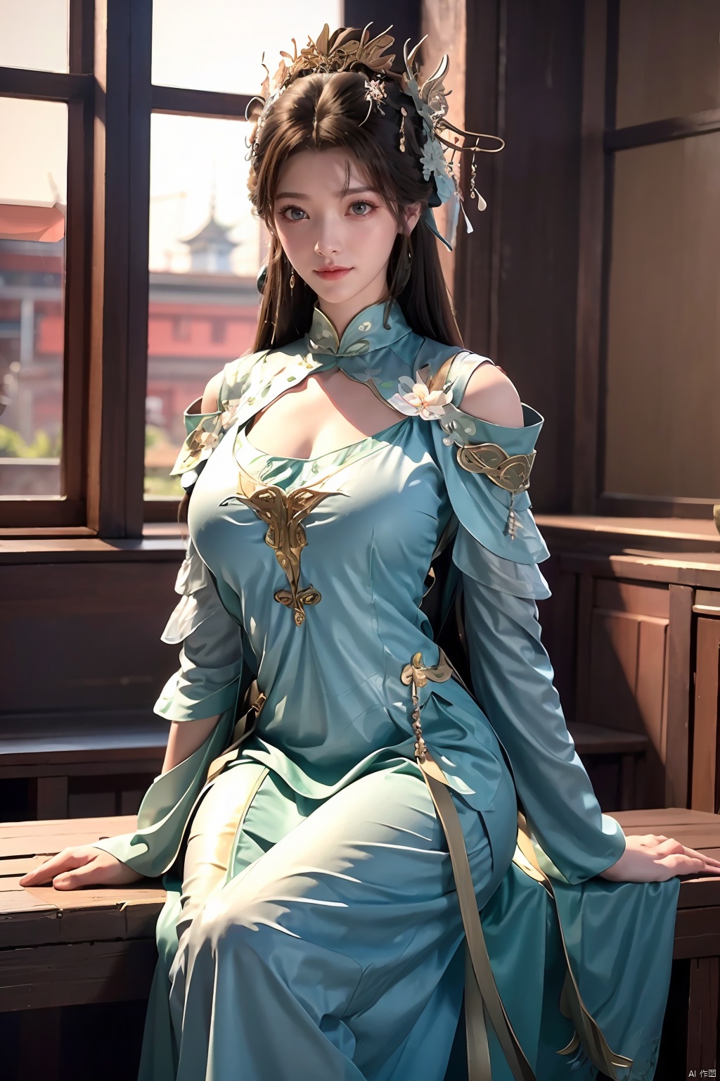 1girl,  solo,  long hair on Tensor.Art