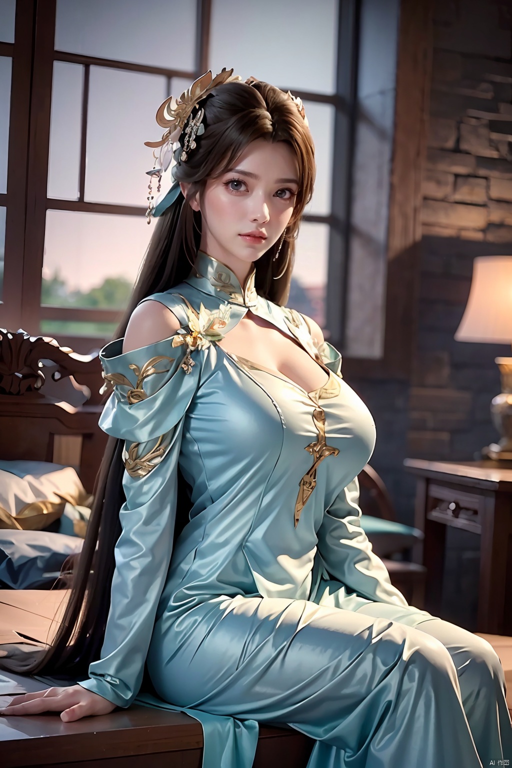 1girl,  solo,  long hair on Tensor.Art