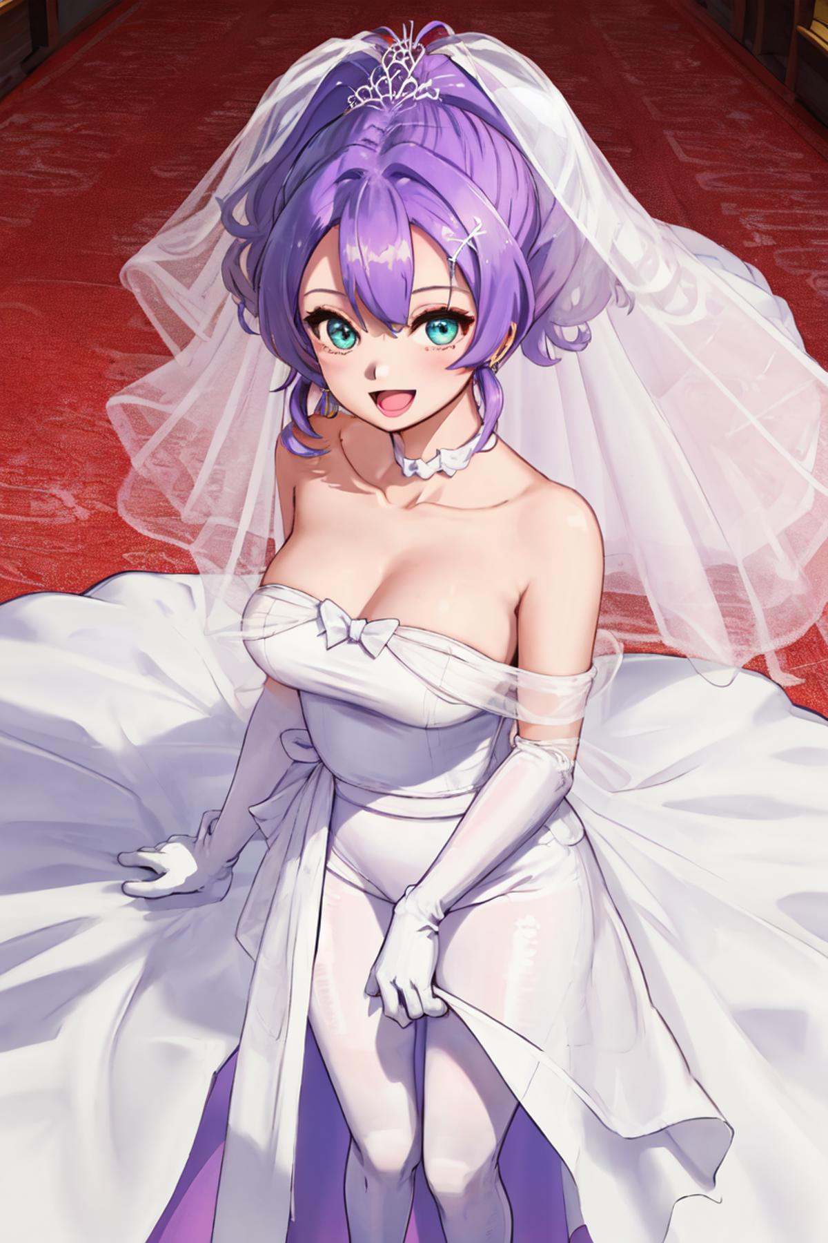 j javelin\(azur lane\),  \(blissful_purity\),  wedding dress on Tensor.Art