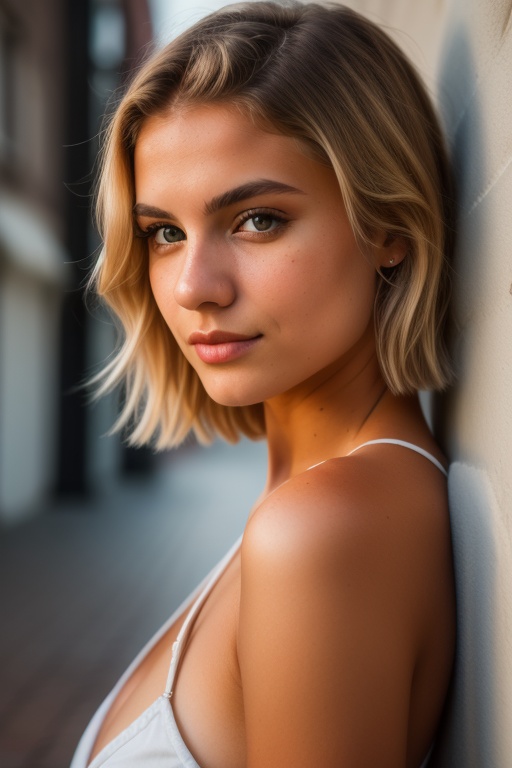 Beautiful Dutch woman,  18 years old,  slim on Tensor.Art