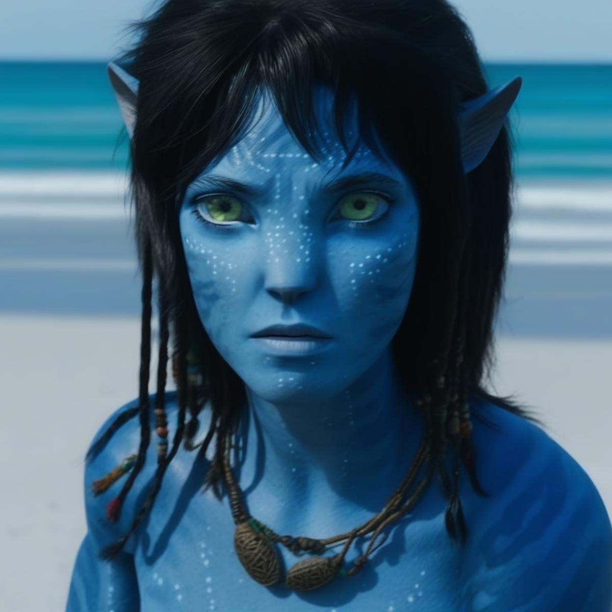 Kiri,  na’vi,  blue skin on Tensor.Art