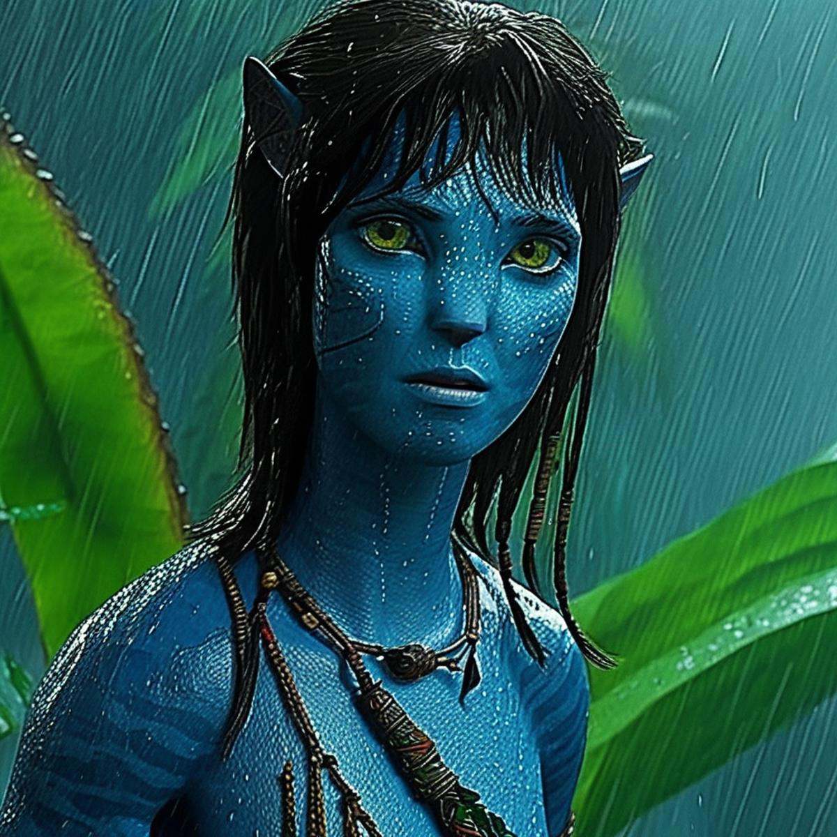 Kiri,  na’vi,  blue skin on Tensor.Art
