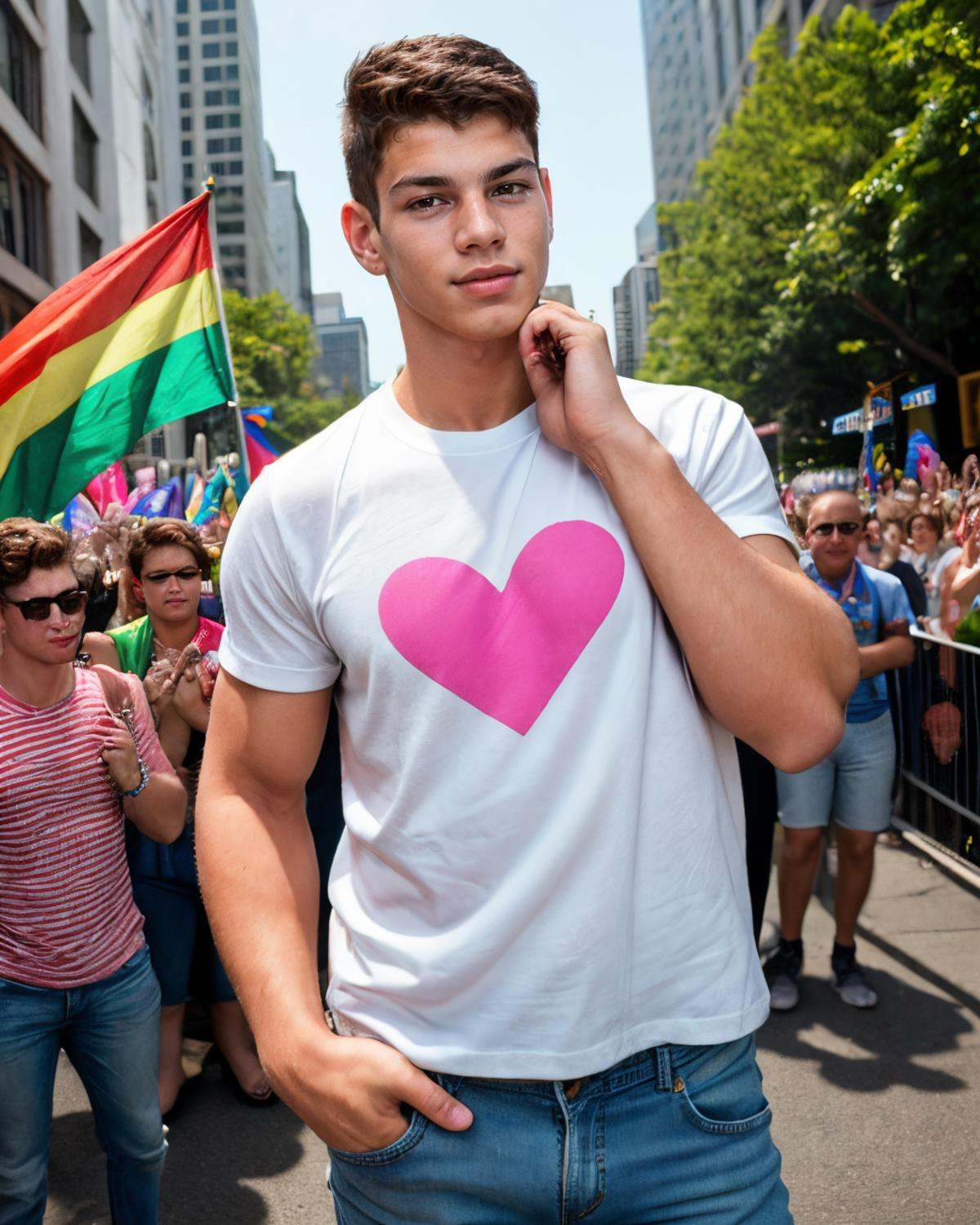 8k HD RAW High resolution photo of bartcuban ,  young man,  sharp facial features on Tensor.Art