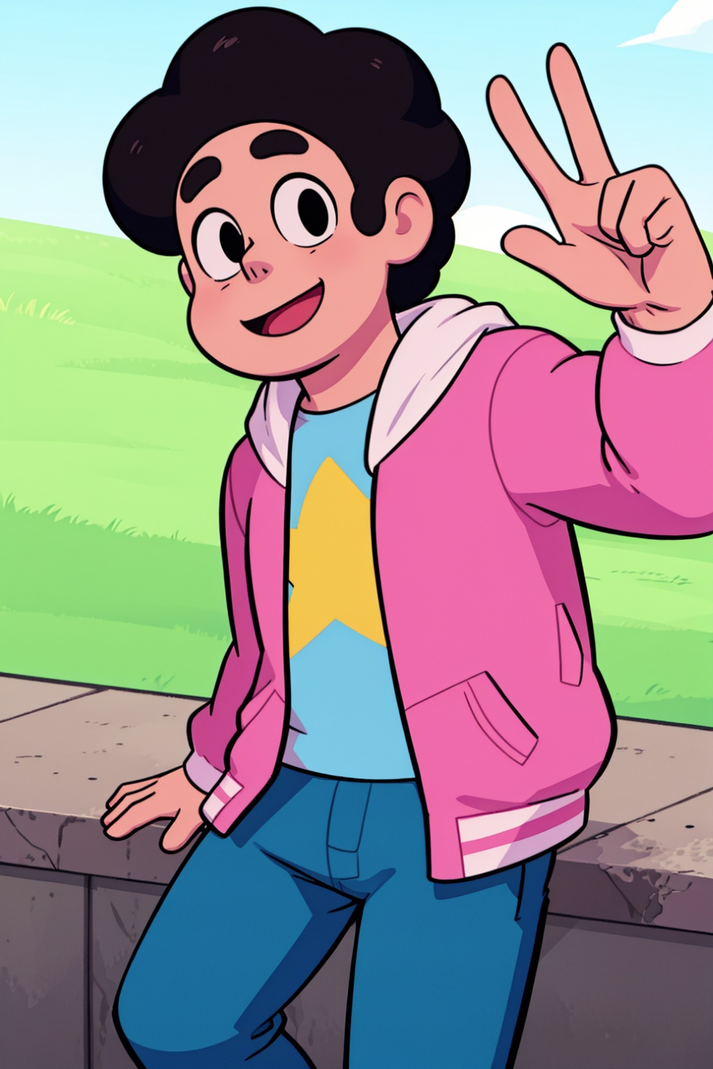 steven,  1boy,  solo on Tensor.Art