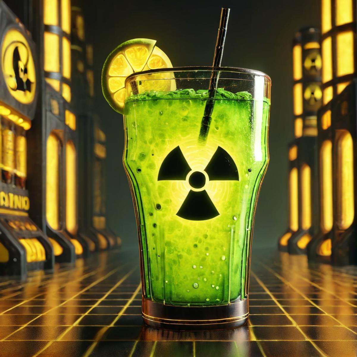 nuclearhazard,  drink,  glass by Jhonny09 on Tensor.Art