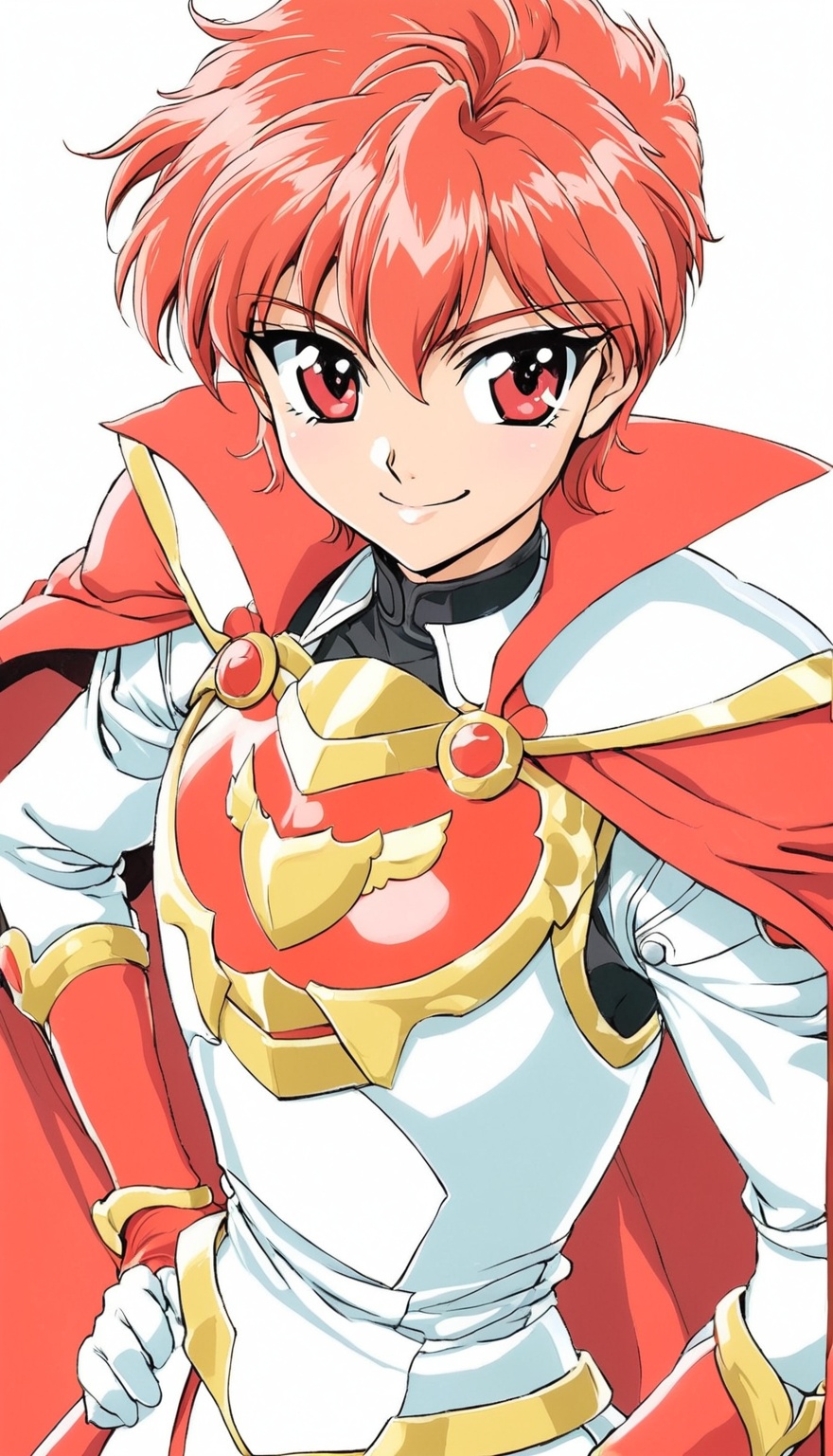 Hikaru Shidou,  solo,  smile on Tensor.Art