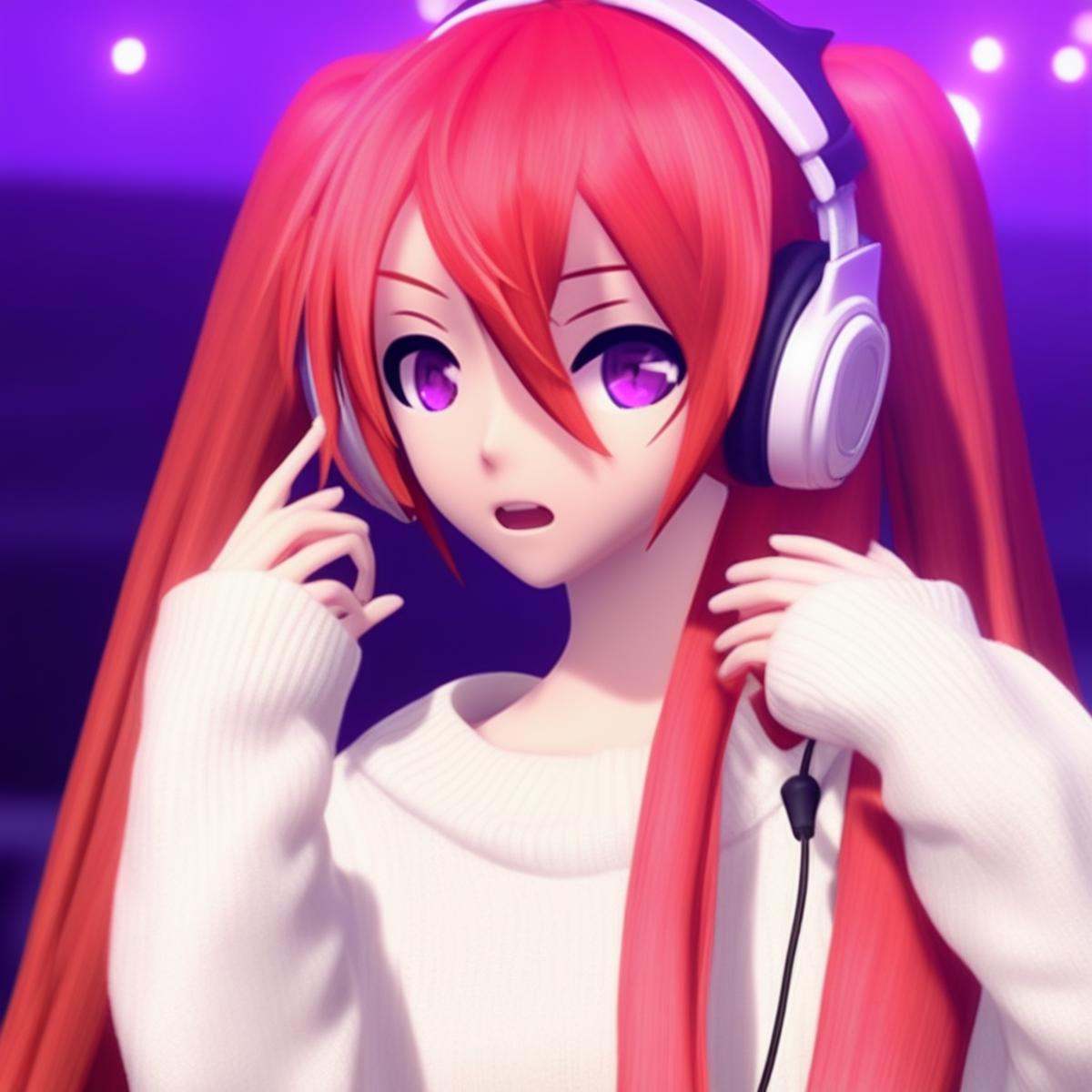 Vocaloid,  Project Diva game,  anime game on Tensor.Art