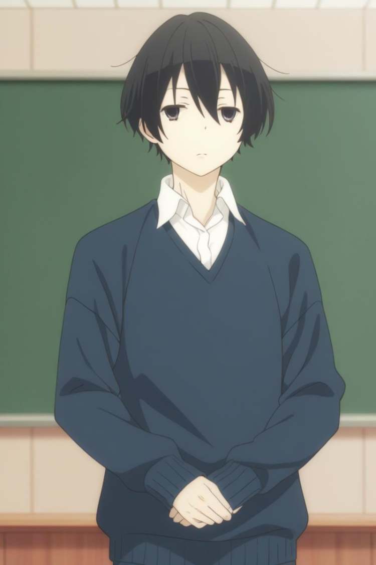 Tanaka (田中) - Tanaka-kun wa Itsumo Kedaruge / Tanaka-kun is Always Listless (田中くんはいつもけだるげ) - (Pony) by 25kkai on Tensor.Art