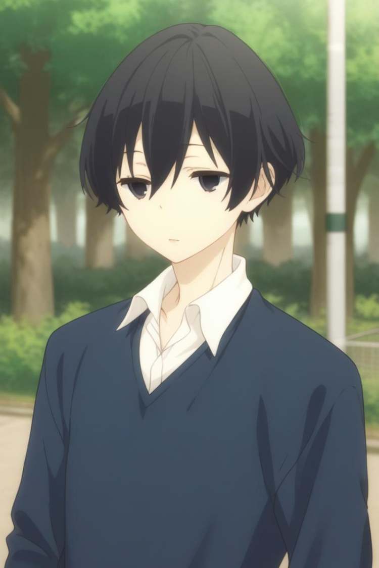 Tanaka (田中) - Tanaka-kun wa Itsumo Kedaruge / Tanaka-kun is Always Listless (田中くんはいつもけだるげ) - (Pony) by 25kkai on Tensor.Art