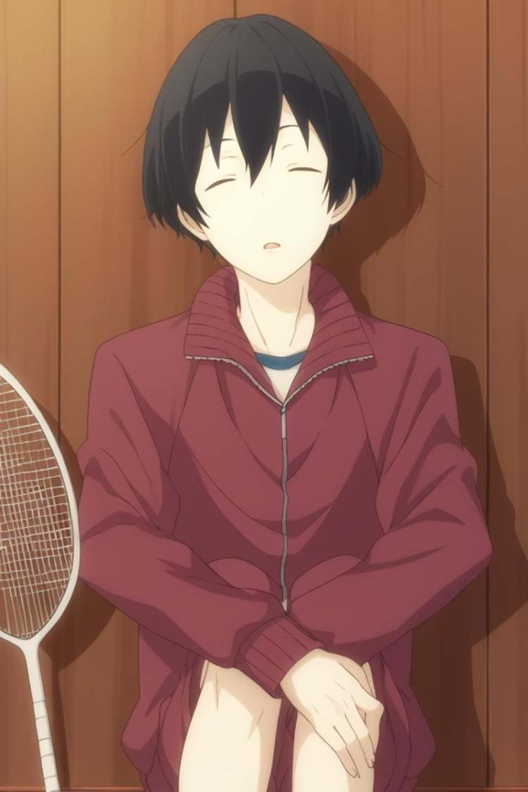 Tanaka (田中) - Tanaka-kun wa Itsumo Kedaruge / Tanaka-kun is Always Listless (田中くんはいつもけだるげ) - (Pony) by 25kkai on Tensor.Art