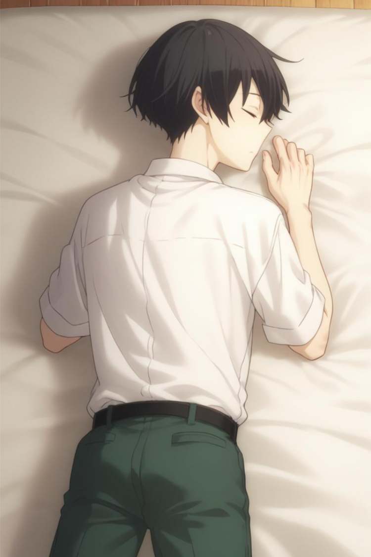 Tanaka (田中) - Tanaka-kun wa Itsumo Kedaruge / Tanaka-kun is Always Listless (田中くんはいつもけだるげ) - (Pony) by 25kkai on Tensor.Art