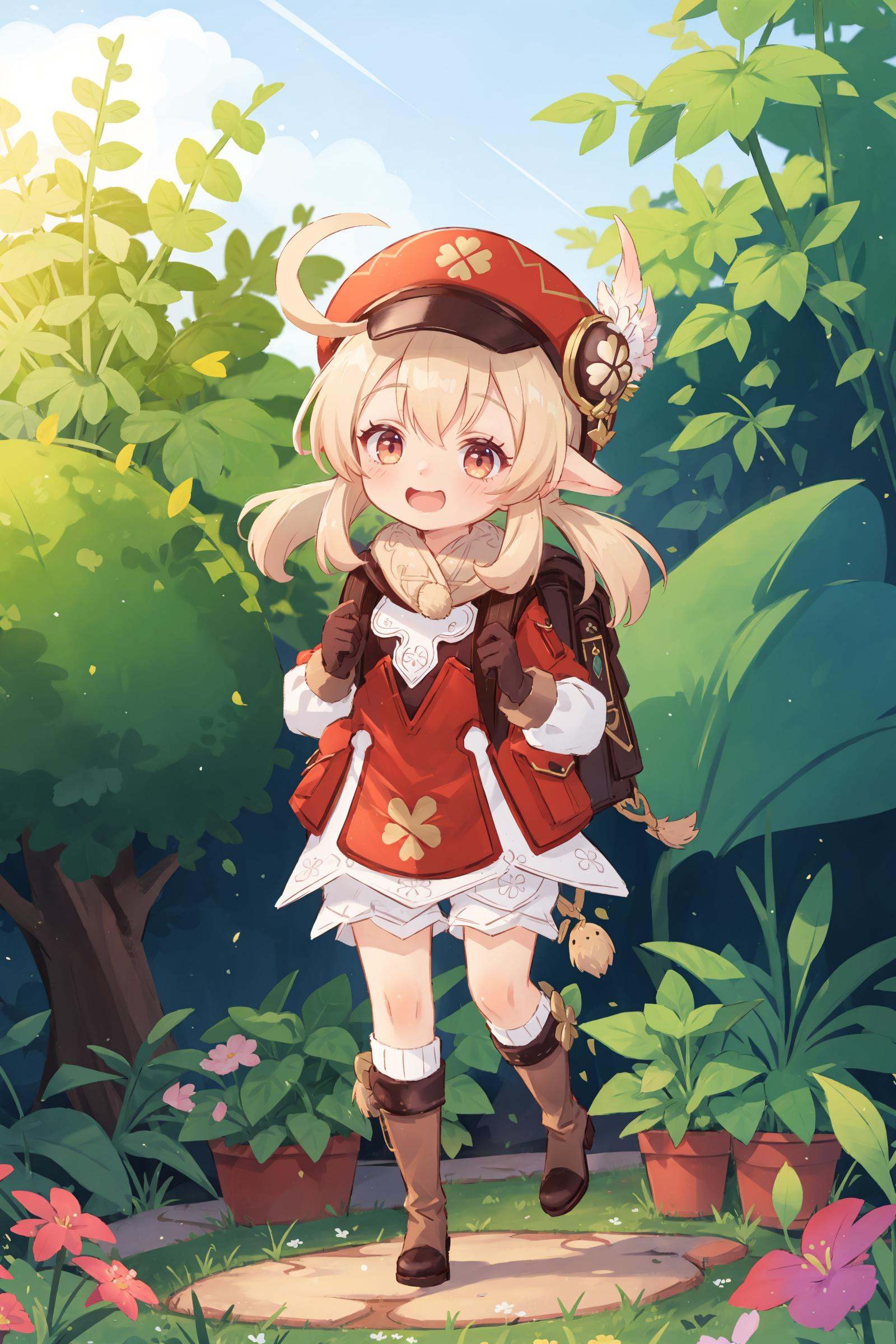 1girl,  klee \(genshin impact\),  bloomers on Tensor.Art