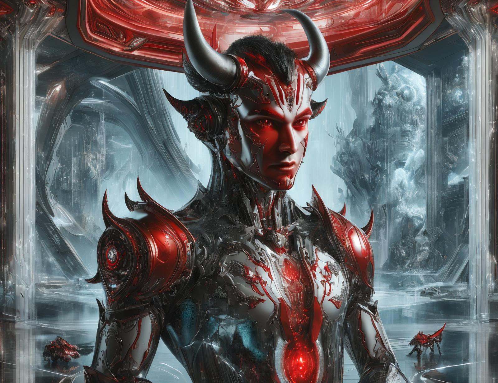 DonM71m37r4v3l close up male devil,  embodiment of evil,  cunning and charismatic by DonMischo on Tensor.Art