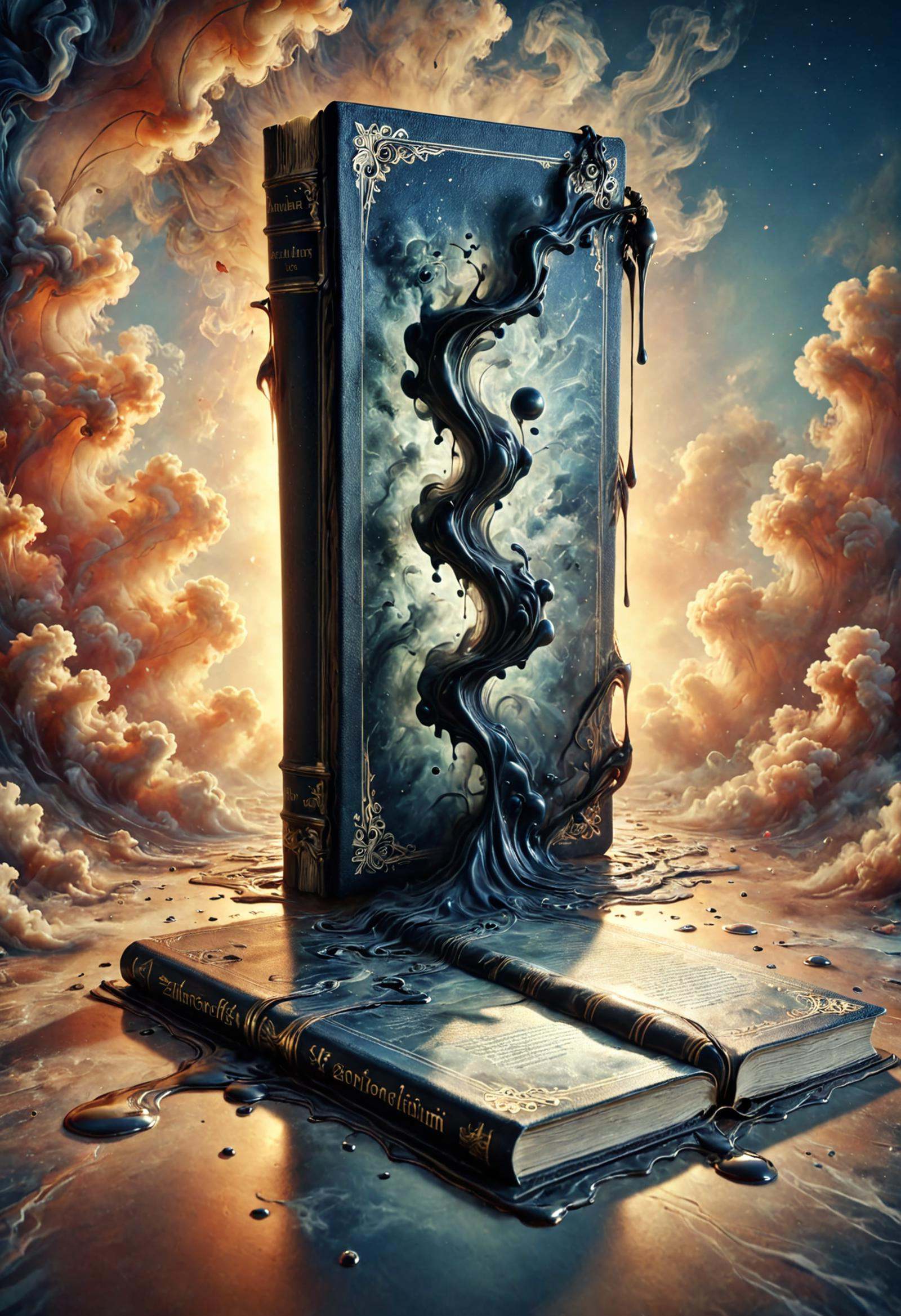 DonM5h4d0wM317XL history,  leatherbound,  zamonium (a fictional element) by DonMischo on Tensor.Art