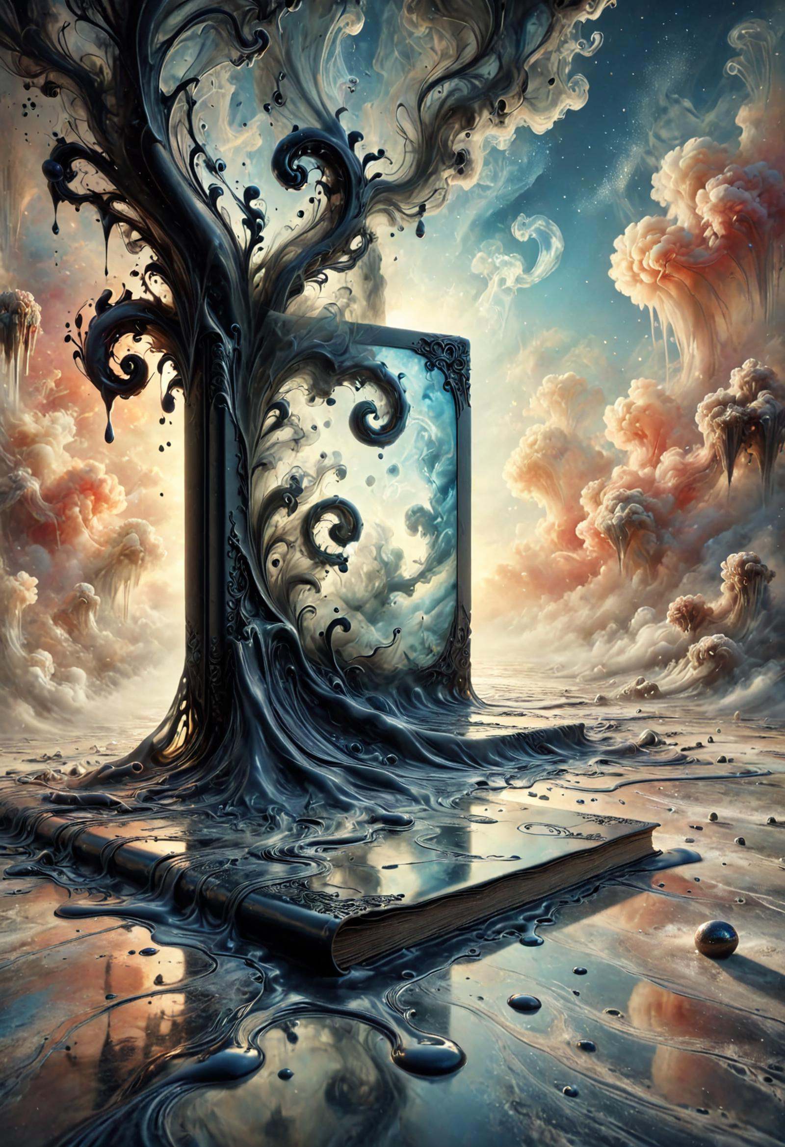 DonM5h4d0wM317XL enchanted scrolls,  dust jacket,  polymer by DonMischo on Tensor.Art