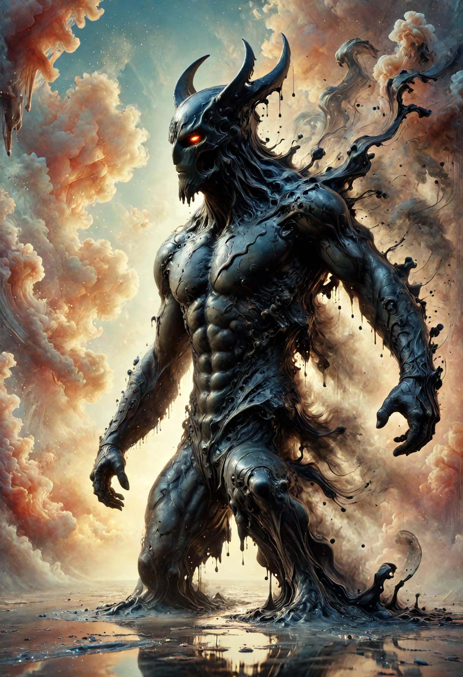 DonM5h4d0wM317XL male beastman,  ,  helm by DonMischo on Tensor.Art