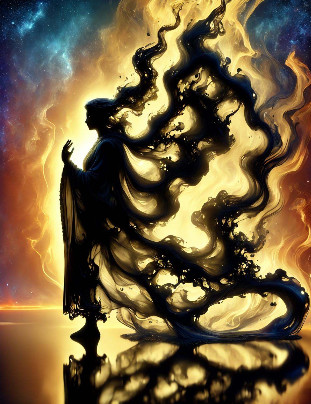 DonM5h4d0wM317,  Al-jinn,  Supernatural being from Arabic mythology by DonMischo on Tensor.Art