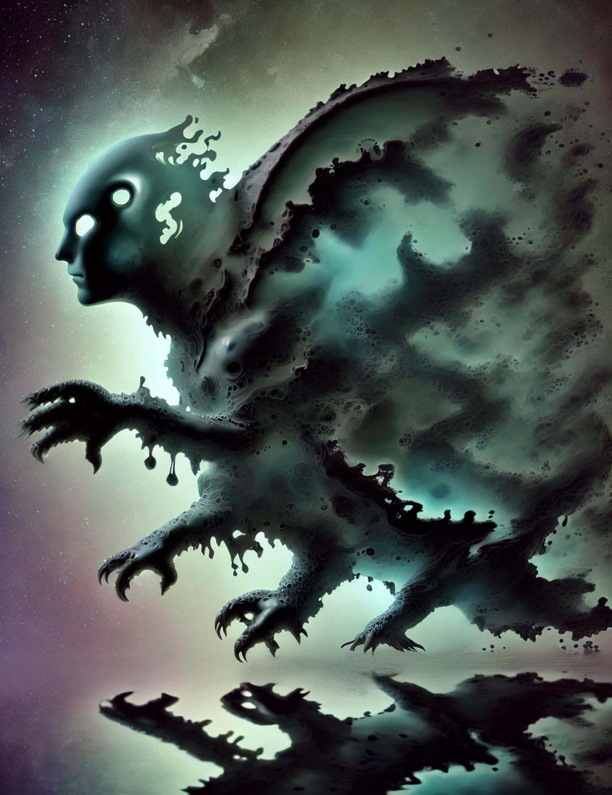 DonM5h4d0wM317,  cerberos,  water dwelling creature by DonMischo on Tensor.Art