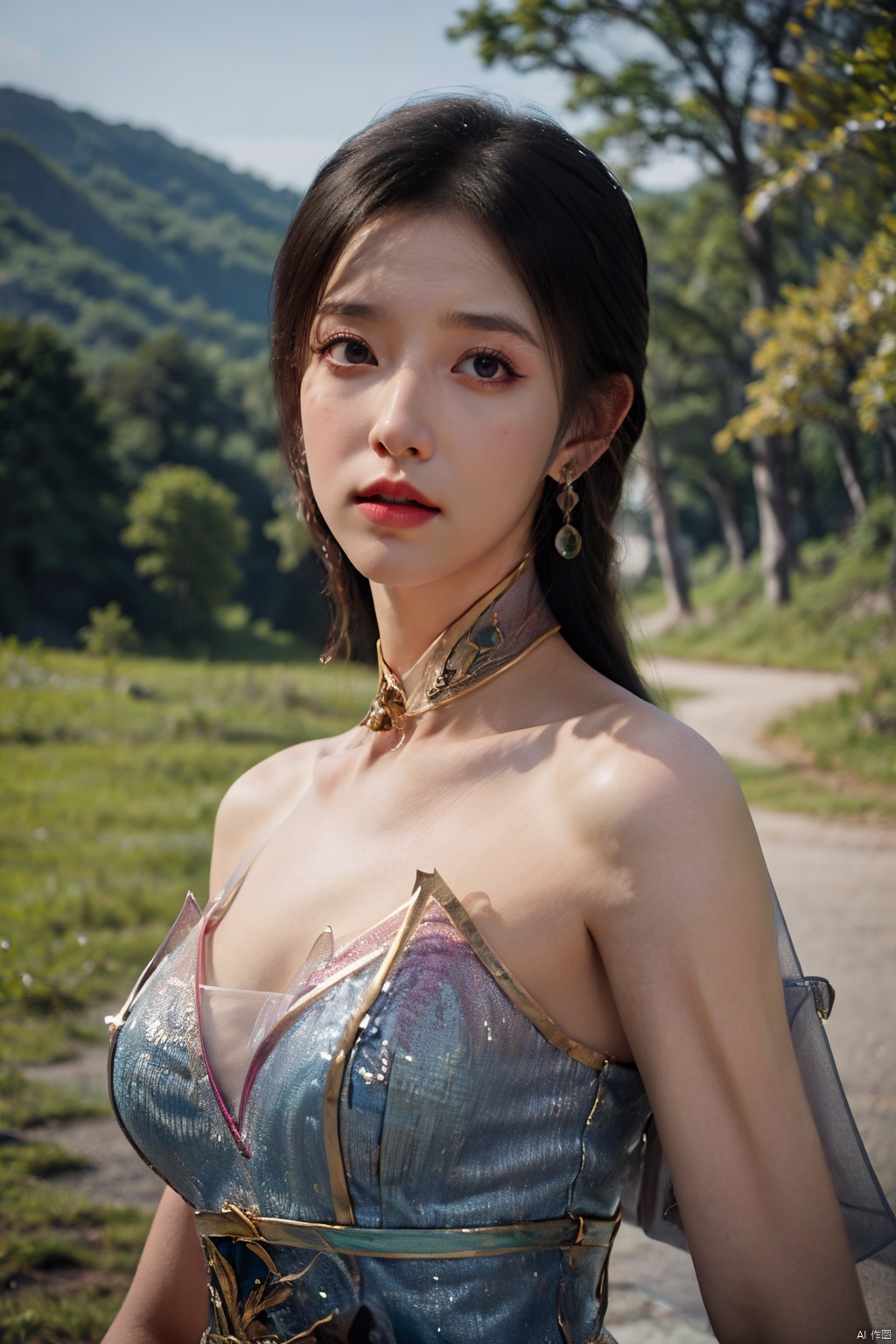 XS,moon,green theme,scenery,full moon,star \(sky\),night,sky,outdoors,starry sky,night sky,nature,blurry,depth of field,landscape,cloud,forest,mountain,
1girl,horns,solo,long hair,dress,white hair,toeless legwear,looking at viewer,antlers,jewelry,white dress,dragon horns,purple eyes,earrings,hair ornament,boots,virtual youtuber,white footwear,(upper body:1.3),, (raw photo:1.2),((photorealistic:1.4))best quality,masterpiece,illustration,an extremely delicate and beautiful,extremely detailed,CG,unity,8k wallpaper,Amazing,finely detail,masterpiece,best quality,official art,extremely detailed CG unity 8k wallpaper,absurdres,incredibly absurdres,huge filesize,ultra-detailed,highres,extremely detailed,beautiful detailed girl,cinematic lighting,1girl,pale skin,tall female,(perfect body shape),skinny body,Slender legs,, (Cowboy shot,Distant view,telechoto:1.1),Xchulingyu,Xchengling,Xliushen,Xyunxi