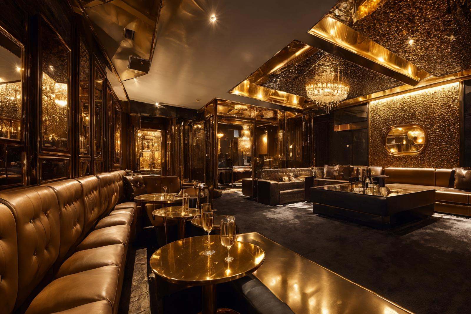 Ktv,scenery,Indoor,karaoke,<lora:20240122-1705863851919-0002:0.5>,couch,table,television,champagne,high end clubhouse,private room,best qualtiy,masterpiece,movie-level quality,Black gold,<lora:20240118-1705570517126:0.4>,Metal,Modern,Black,Gold,Cool,